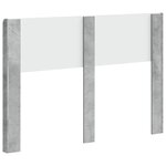 vidaXL Tête de lit Gris béton PB