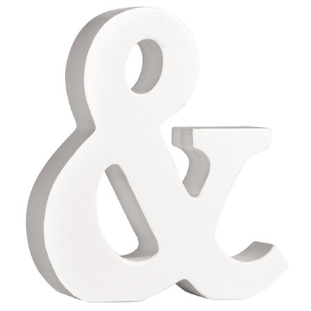 Symbole et MDF Blanc 11 cm