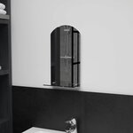 vidaXL Miroir mural avec étagère 20x40 cm Verre trempé