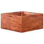 vidaXL Lit surélevé de jardin Bois d'acacia 100x100x50 cm