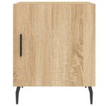 vidaXL Tables de chevet 2 Pièces chêne sonoma 40x40x50 cm bois ingénierie