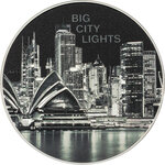 Pièce de monnaie en Argent 5 Dollars g 31.1 (1 oz) Millésime 2023 Big City Lights SYDNEY (PRÉCOMMANDE)