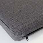 Germania Coussin de siège 35x58x6 cm Anthracite