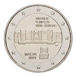 2 euros commémorative Malte 2021 - Temples de Tarxien.