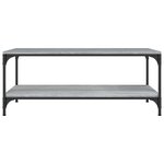 vidaXL Table basse Sonoma gris 80x50x40 cm Bois d'ingénierie