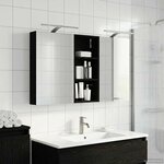 vidaXL Ensemble de Meubles de Salle de Bain 3 Pièces 110 x 10 5 x 60 5 cm