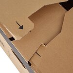 Lot de 10 cartons de déménagement à fond automatique - 120L - 60x50x40cm - made in france - certifiés fsc 70  - pack & move