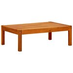 vidaXL Banc de jardin avec table et repose-pieds Bois d'acacia solide