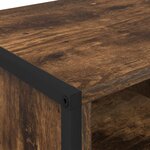 vidaXL Cabinet à chaussures avec stockage Chêne Fumé 60 x 35 x 44 cm