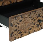 vidaXL Armoire de lit Marron 50 x 33 x 60 cm Bois de mangue massif
