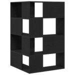 vidaXL Bibliothèque Chêne noir 140 x 30 x 140 cm Bois d'ingénierie