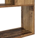 vidaXL bibliothèque vieux bois bois d'ingénierie 80 x 24 x 124 cm