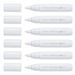 Marqueur à pigment PINTOR pointe moyenne blanc x 6 PILOT