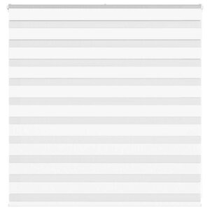 vidaXL Store zèbre blanc 145x100 cm largeur du tissu 140 9cm polyester