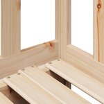 vidaXL Lit de jour avec gigogne et tiroirs sans matelas 80x200 cm