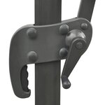 vidaXL Parasol de jardin en porte-à-faux avec double toit anthracite