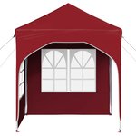vidaXL Tente de fête pop-up 192 x 192 x 245 cm Bordeaux