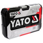 YATO Kit d'outils de 38 pièces en métal Noir YT-14471