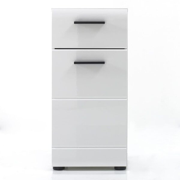 Trendteam Armoire de rangement de salle de bain Skin blanc