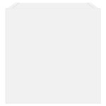 vidaXL Meubles TV muraux avec lumières LED 2 Pièces blanc 30 5x35x30 cm