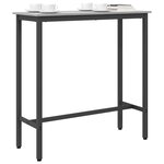 vidaXL table Gris Sonoma 100 x 40 x 100 5 cm