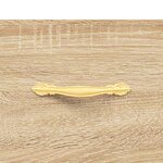 vidaXL Buffet haut Chêne sonoma 69 5x34x180 cm Bois d'ingénierie