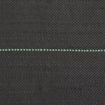 vidaXL Membrane anti-mauvaises herbes noir 1x150 m PP