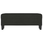 vidaXL Banc Noir 100x35x41 cm Tissu