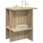 vidaXL Table basse 2 Pièces Chêne Sonoma 40 x 30 x 49 cm