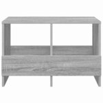 vidaXL Étagère à magazines Gris Sonoma 68 5 x 30 x 45 cm