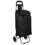 Tectake Chariot de courses, de marché Pliable 2 Roues - noir