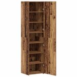 vidaXL Meuble Haut Bois Ancien 45x42.5x185 cm Bois d'ingénierie