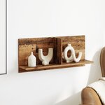 vidaXL Armoire murale 70x16 5x30 cm vieux bois bois d'ingénierie