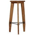 vidaXL Tabourets de bar lot de 2 bois d'acacia massif