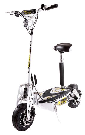 Trottinette électrique SXT 1600 XXL 1600w Brushless Blanche Batterie Lithium Li-ion 48V/30Ah