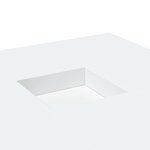 vidaXL Table basse blanc 80x80x40 cm bois d'ingénierie