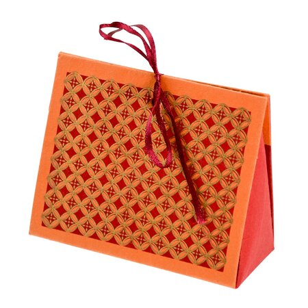 Papertree lot de 2 choco box collection Shiyogami couleur Orange