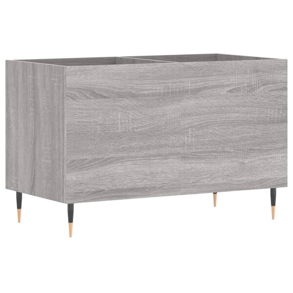 vidaXL Armoire à disques sonoma gris 74 5x38x48 cm bois d'ingénierie