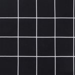 vidaXL Coussin de palette motif à carreaux noir 120x80x12 cm tissu