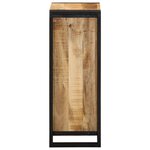 vidaXL Commode de nuit 40x30x80 cm Bois massif de manguier brut