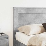 vidaXL Tête de lit Gris béton 150 cm Bois d'ingénierie