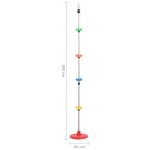 vidaXL Corde d'escalade à balançoire et plates-formes et disque 200 cm
