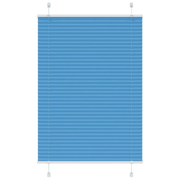 vidaXL Store plissé bleu 90x150 cm largeur du tissu 89 4 cm polyester