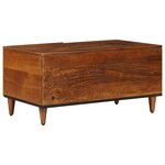 vidaXL Table basse Marron 80 x 50 x 40 cm Bois de mangue massif