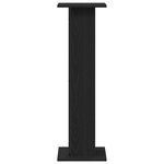 Support de plante vidaXL 2 Pièces Chêne noir 30x30x95 cm Bois d'ingénierie