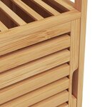 vidaXL Armoire de salle de bain avec étagère 36x33x87 cm bambou