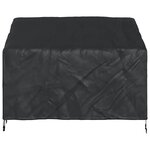 vidaXL Housse de banc de jardin Noir 134 x 70 x 65 / 94 cm Tissu 420D