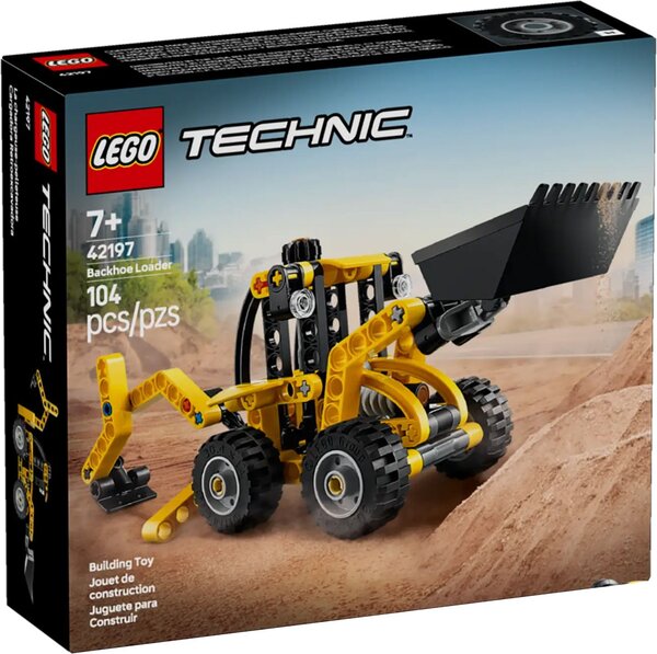 LEGO Technic - Tractopelle 42197 : Le Jouet de Chantier Idéal pour les Enfants