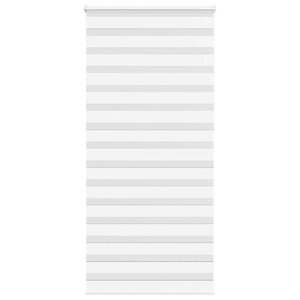 vidaXL Store zèbre blanc 100x230 cm largeur du tissu 95 9cm polyester