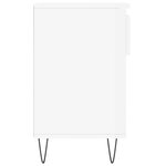 vidaXL Armoire à chaussure Blanc brillant 102x36x60 cm Bois ingénierie